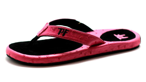 💖 Pink Ostrich – Pimp Flops